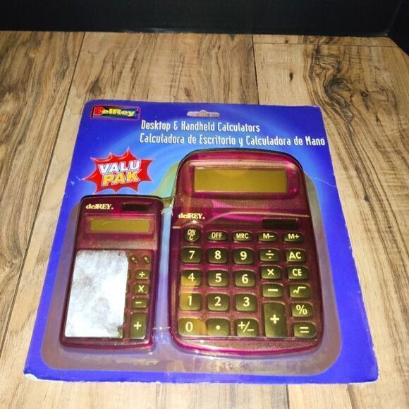 DelRey Vintage Desktop & Handheld Calculators 1995 - Picture 1 of 6